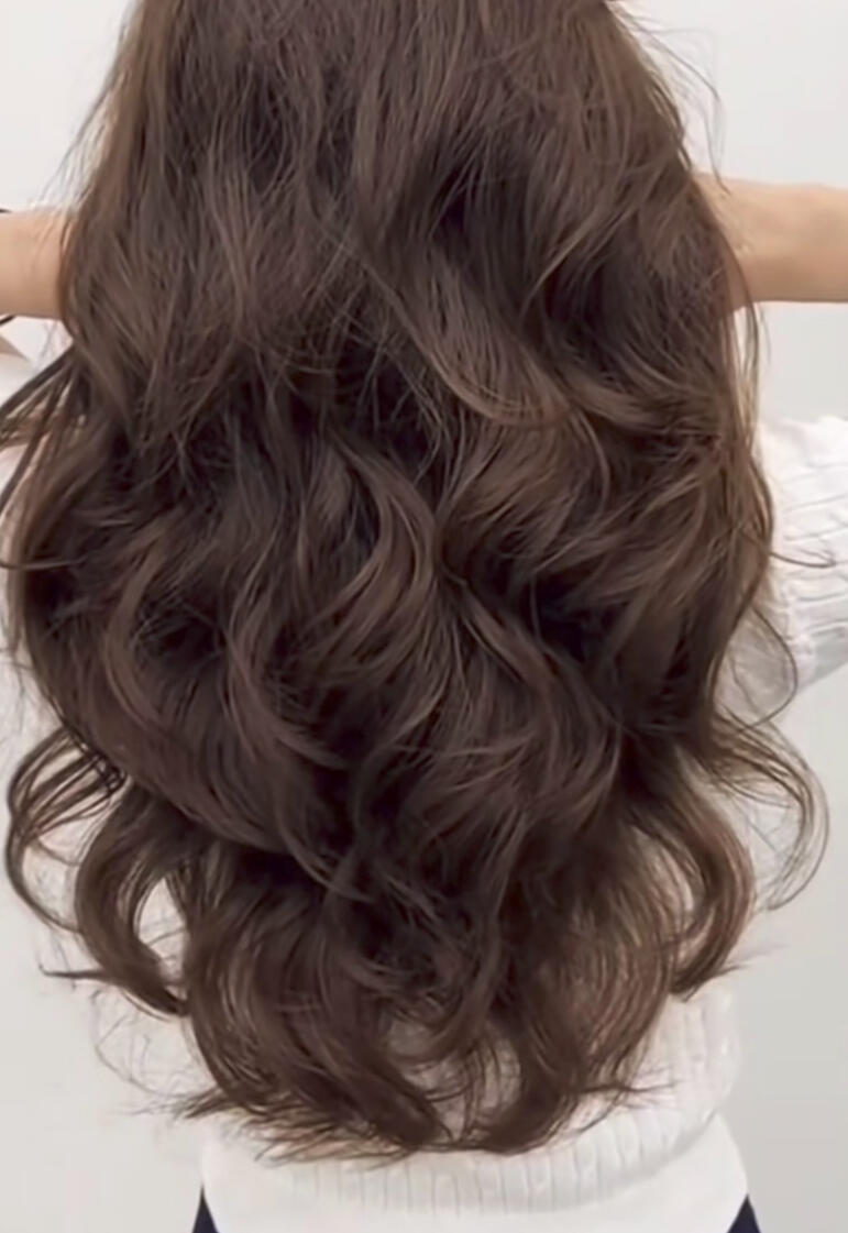 Korean Digital Perm with soft waves